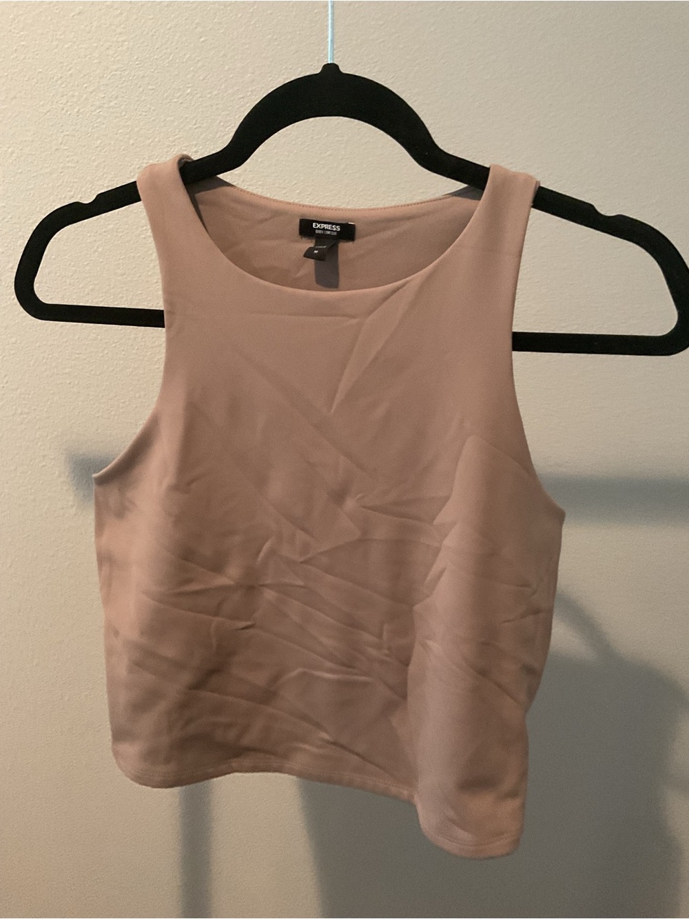 Express Women's Tan  Cropped Tank